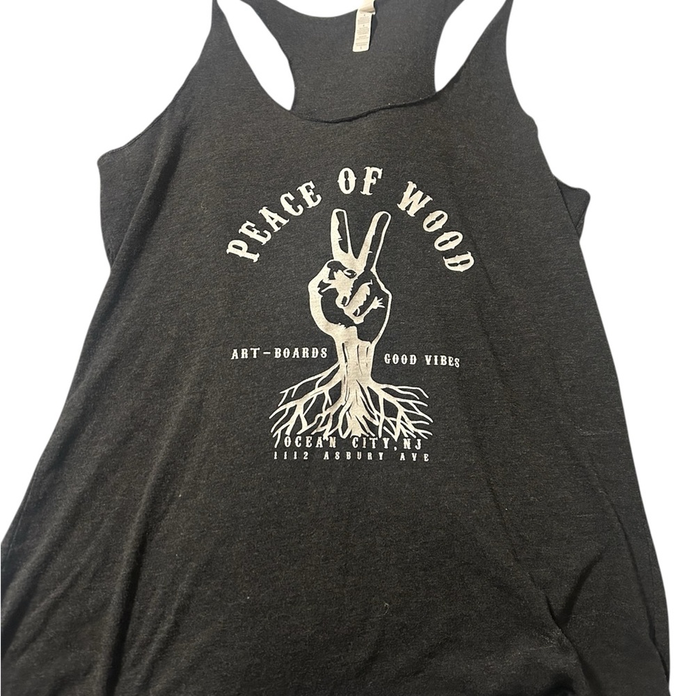 Ocean City, NJ- Peace Of Wood Tank Top